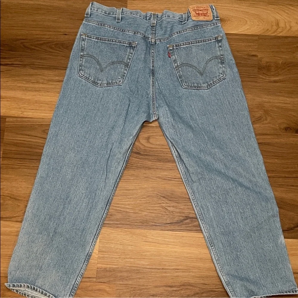 Vintage Levi's Light Blue 550 Relaxed Men's Jeans 40x29